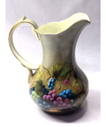 VINEYARD BLESSINGS 64oz Water Pitcher Jug 10&quot; Grapes Leaves Vines Cookev... - $21.69 CAD