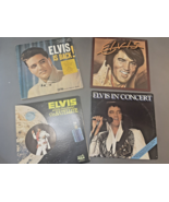 ANTIQUE LP 4pc LOT ELVIS IS BACK, ALOHA FROM HAWAII VIA SATELLITE, CONCERT, - $59.99 CAD