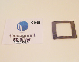 For Rado 152.0332.3 Diastar Jubile Watch Glass Crystal Silver Spare Part C106B - $31.28