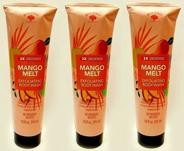 LOT 3 Bolero 2xConcentrated Mango Melt Exfoliating Body Wash 10 oz Ea SEALED PKS - £18.19 GBP