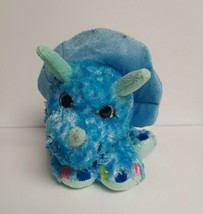 Wild Republic Triceratops Dinosaur 12&quot; Blue Sparkle Plush Stuffed Animal Toy - £11.65 GBP