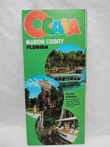 Vintage 1967 Ocala Marion County Florida Brochure Map - £28.01 GBP