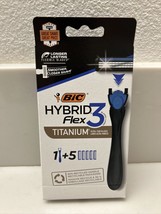 (2) BIC Flex 3 Hybrid Men's Disposable Razor, 1 Handle & 5 Cartridges each - $14.03