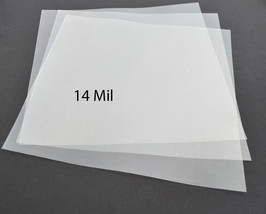 14Mil .35mm Clear Mylar Sheets Blank Stencils airbrush Quilting 12"x12" (50Pack) - $89.99