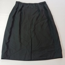 Studio 205 Women's Black Rear Zipper & Slit Pull-On Skirt Size 12 image 2