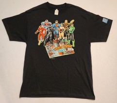 Justice League DC  T-Shirt Size Large Free Shipping Comic Book Day Graph... - £15.12 GBP