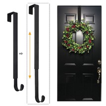 Wreath Hanger, Adjustable Over The Door Wreath Hanger &amp; Wreath Holder &amp; ... - $19.99