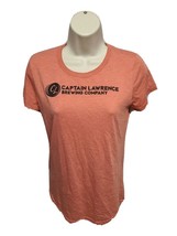 Captain Lawerence Brewing Comany Womens Small Orange TShirt - £11.67 GBP