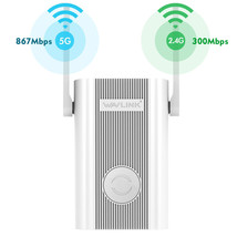 WAVLINK AC1200 Wireless Dual Band WiFi Range Extender / Repeater / Booster - £22.37 GBP