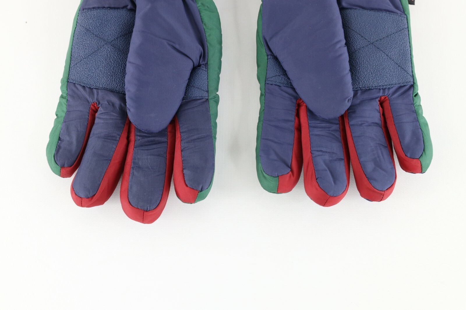 Vtg 90s Spalding Spell Out Color Block Fleece Lined Insulated Winter Gloves XL Item image 8