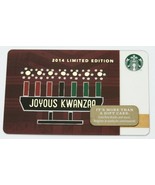 Starbucks 2014 Christmas Joyous Kwanzaa Gift Card New Limited Edition RARE - £6.31 GBP