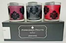 PartyLite Forbidden Fruits Scented Candle Trio New in Box P3F/P95600 - £19.92 GBP