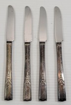 MM) Vintage Lot of 4 Oneida WM A Rogers Stainless Steel Knives - $9.89