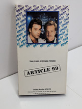 Article 99 1992 VHS SCREENER Promo Copy DEMO Ray Liotta Keifer Sutherland - $9.89