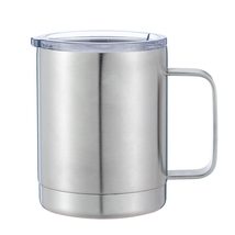 10oz Mug Tumber 304 Stainless Steel Handle Cups with Lid Wine Glasses Cu... - $19.59