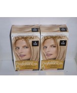 (2 pack) L&#39;Oreal Superior Preference Permanent Hair Dye - 9 Natural Blonde - $20.56