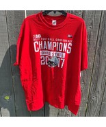 Ohio State Buckeyes 2017 Big Ten Football Champions Red T-Shirt Men&#39;s Ad... - £19.54 GBP