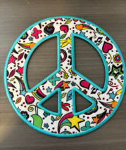 Peace Sign Wall Sticker Girl Scout Cookie Incentive Little Brownie Bakers New 6&quot; - £9.58 GBP