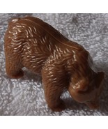 Plastic Brown Grizzly Bear Figure - $1.99