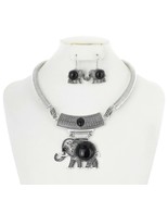 New Elephant Turquoise Bib Necklace Earring Set - €17,81 EUR