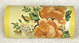 Vintage Imperial Wallpaper Yellow Orange Floral Textured Border Unused R... - $12.38