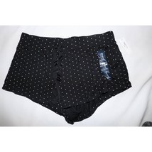 Gap Body Womens Short Shorts Black White Polka Dot Drawstring Pull On XS New - £4.45 GBP
