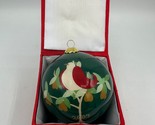 Dillard&#39;s Partridge in a Pear Tree Glass  12 Days of Christmas Ornament ... - £18.55 GBP