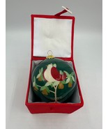 Dillard&#39;s Partridge in a Pear Tree Glass  12 Days of Christmas Ornament ... - £18.28 GBP