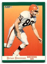 1991 Fleer #31 Brian Brennan    Cleveland Browns Football Cards NM Near ID:60498 - $1.67