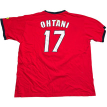 Los Angeles Angels Shohei Ohtani #17  Red Ringer T-Shirt Men&#39;s Size XL N... - $12.30