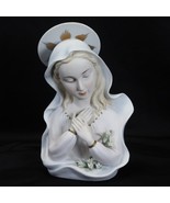 Lefton Madonna Virgin Mary Porcelain Figurine KW 1465 Child Jesus RARE V... - $47.04 CAD