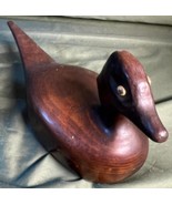 Old Vintage Carved Wood Duck Carving Decoy Statue Pintail Bird Art Sculp... - $93.23 CAD