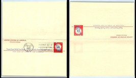 1956 US FDC Postal Card - Entire, International Use, New York, NY N18  - £1.95 GBP