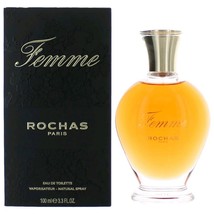 Femme by Rochas, 3.3 oz Eau De Toilette Spray for Women - £53.30 GBP