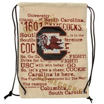 South Carolina Gamecocks Historic NCAA Canvas Drawstring Backpack - £11.19 GBP