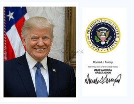 President Donald Trump Maga Presidential Seal Publicity Photo Print - £4.45 GBP+