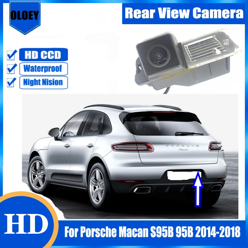 HD rear camera |For Porsche Macan S95B 95B 2014-2018 Night Vision Waterproof  - £35.62 GBP