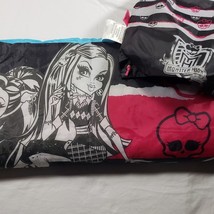 Vintage MONSTER HIGH YOUTH SLEEPING BAG with Tote Bag 30&quot; x 54&quot; - £17.94 GBP