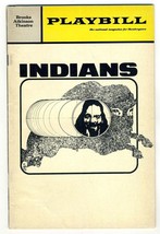 Indians Playbill 1969 Stacy Keach Keene Curtis Ronny Cox Sam Waterston  - $14.89