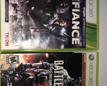 Lot Of 2 Defiance And Battlefield 3 Premium Video Game Microsoft Xbox 36... - $9.49
