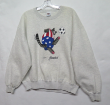 VTG 80s 90s Crazy Shirts Hawaii B Kliban Team USA Soccer Cat Sweatshirt M Rare - £148.36 GBP