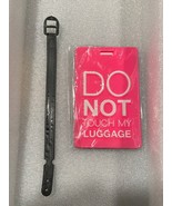 Hard Plastic 4&quot; Luggage Tag (DO NOT TOUCH MY LUGGAGE!) W/ Strap *NEW* bb1 - $188.77 MXN