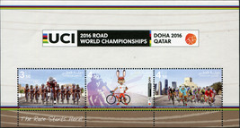 Qatar. 2016. Cycling - UCI World Championships (MNH **) Miniature Sheet - £3.86 GBP