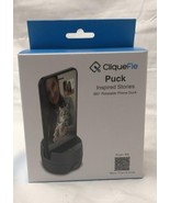 NEW Cliquefie 360 CLIPUKP-G Panoramic Self-Rotating Phone Stand for Mobi... - £11.20 GBP