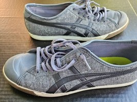 Asics Onitsuka Tiger Shoes Sneakers Style HN8L2 Gray/Black Men&#39;s Sz US 9.5 - £49.08 GBP