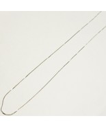 925 NICKEL FREE STERLING SILVER BOX CHAIN, 18&quot; L, 1.6 GRAMS, 1.1 MM - NEW - $34.30 CAD