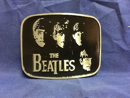 Beatles 4x3 Inches Belt Buckle Metal With Pewter Finish Plating - £14.27 GBP