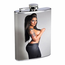 Chola Pin Up Girls D4 Flask 8oz Stainless Steel Hip Drinking Whiskey Gangsta - £11.06 GBP