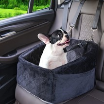 Dog Car Seat For Small Medium Dogs Under 30Lbs Pet Booster Seat With Safety Leas - $41.99