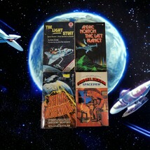 Science Fiction Sci Fi Books Lot of 4 Vintage The Light Stuff Shiva Pape... - $8.76
